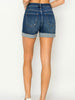 Tasha High-Rise Denim Shorts - PLUS