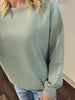 Julianne Perfect Scuba Crewneck - Sage