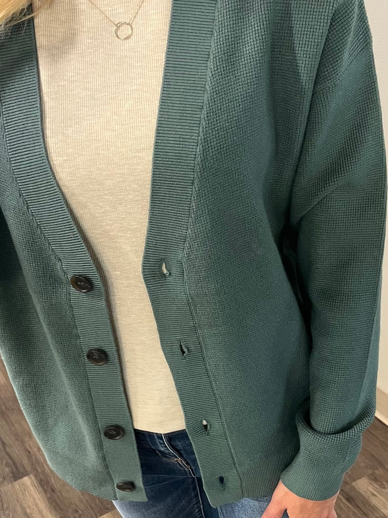 Corinne Knit Cardi - Jade