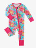 Reese Bamboo Zippy Romper - Bright Blooms