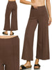 Erin Ponte Pintuck Dress Pants - Brown