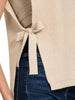 Lauren Side-Tied Sweater Vest - Latte