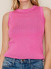 Cassie Pink Sweater Tank
