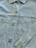 Lainey Pinstripe Denim Jacket