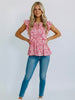 Kylee Babydoll Ruffle Blouse