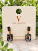 Jill Gemstone Drop Stud Earrings