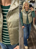 Jayde Rounded Hem Sweater- Evergreen