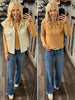 Mariah Henley Sweater - Camel