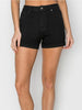 Kiera High Rise Black Shorts