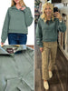 Faith 1/4 Zip - Teal