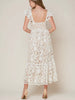 Lennon Lace Ruffle Shoulder Dress