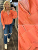 Morgan 1/2 Zip Hoodie - Coral