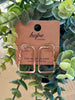 Lonnie Square Hoops - Gold