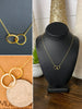 Shellie Linked Circle Necklace - Gold