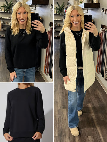 Sam Gold Accent Quarter Zip - Navy