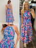 Ariana Floral Halter Dress