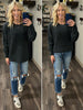 Gracie Knit Sweater - Charcoal