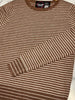 Torrin Striped So-Soft Sweater - Mocha/Latte