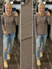 Mindie Lightweight Sweater - Mocha