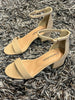 Tanya Ankle Strap Sandal - Nude