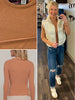 Priscilla Long Sleeve Sweater - Honey
