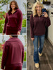 Hamptons 1/4 Zip - Maroon