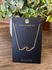 Kris Wave Necklace - Gold