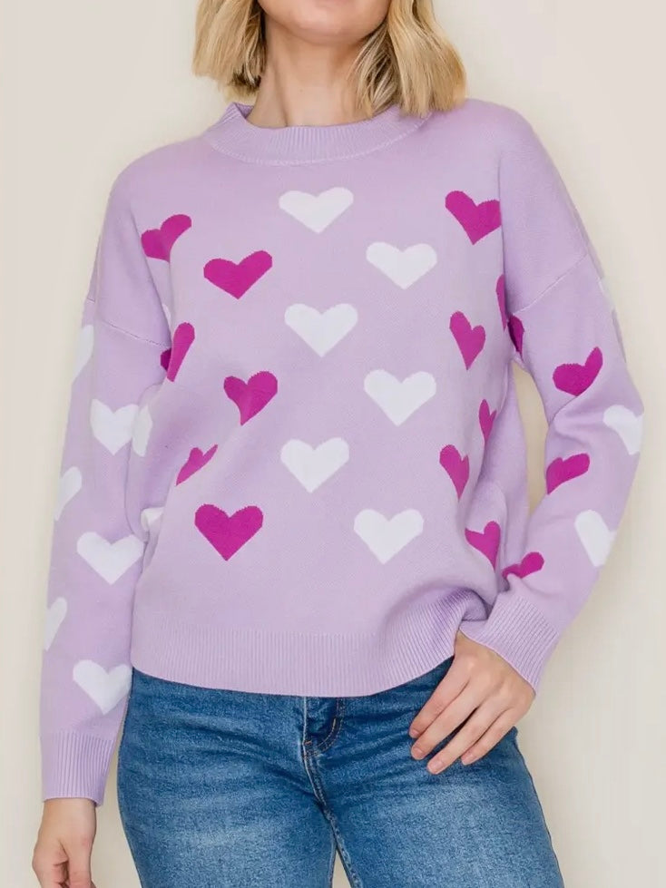 Shelby Love Lavender Sweater