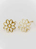 Daisy Stud Earrings - Gold
