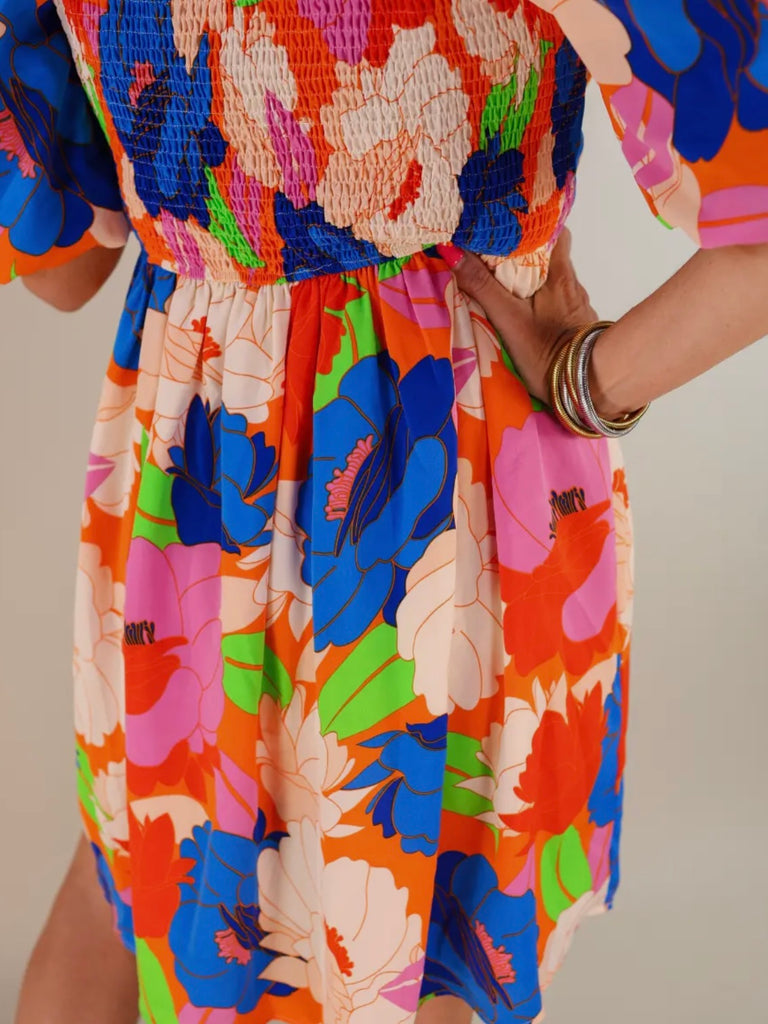 Daisy Puff Sleeve Dress