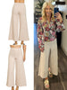 Erin Ponte Pintuck Dress Pants - Taupe