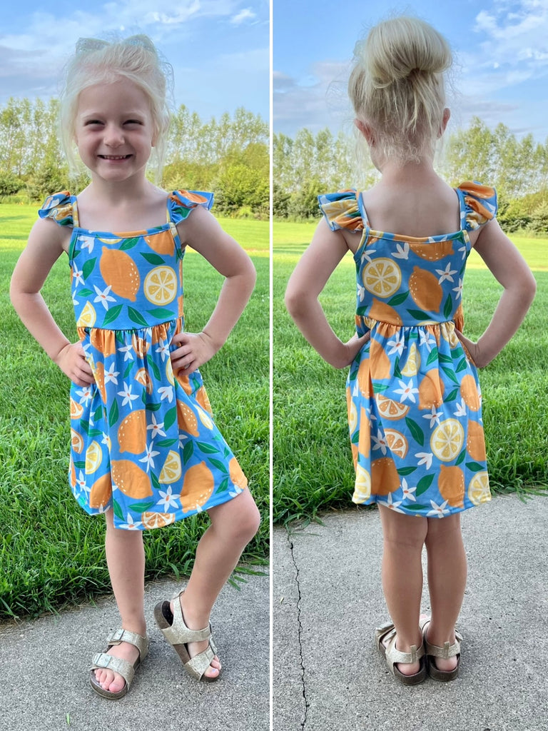 Rylee Ruffle Dress - Kids - Tutti Fruity