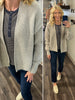 Lark Crop Cardigan - Taupe
