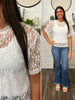 Dana White Lace Top