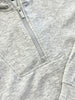 Zoey 1/4 Zip Pullover - Light Gray