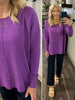 Georgine Center-Seam Center - Plum