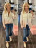 Marcia Ombre Button Up - Tan