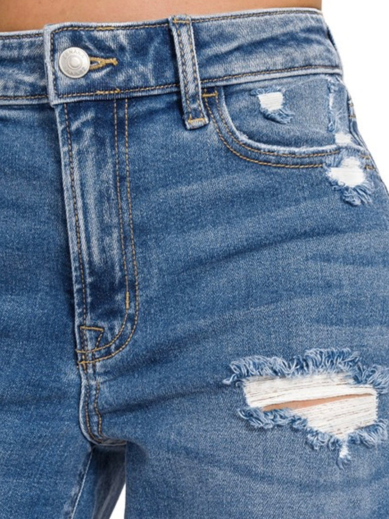 Jennie High-Rise Straight Leg Denim
