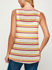 Burgundy & Gold Knit Tank