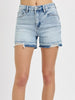 Opal Light Wash Shorts