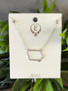 Iowa Necklace - Silver