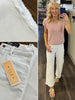 Bethany White Wide Leg Crop Jeans