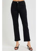 Michelle Black Straight Crops