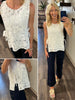 Logan Open Knit Side-Tie Tank