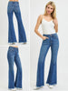Jaymee Mid-Rise Flare with Seam Detail