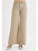 Brenna High-Rise Wide Leg Denim - Latte Shimmer