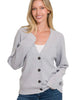 Corinne Knit Cardi - Gray