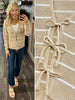 Bexley Tied Sweater - Taupe