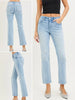 Jackie High-Rise Crop Straight Denim
