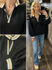 Christina Accent Collar Top